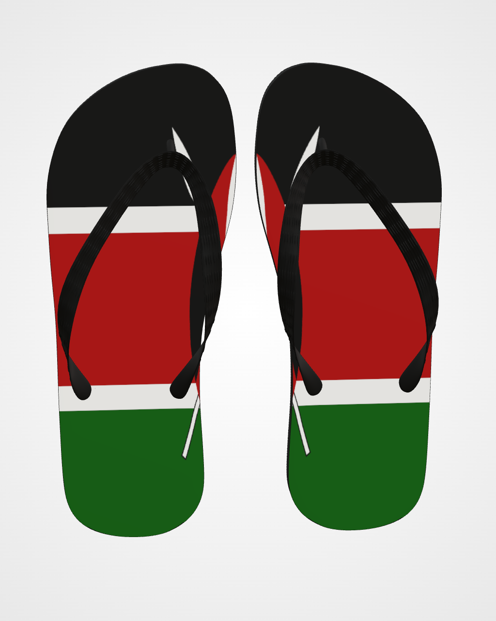 Vibrant Wave Kenyan Flag Bikinis