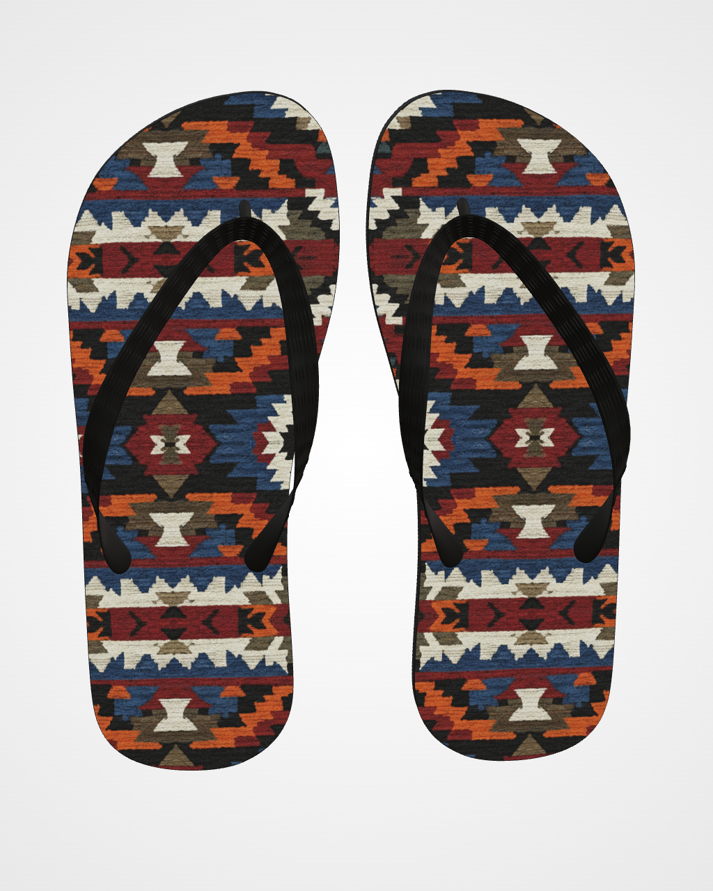 Flip Flops in Navajo Pattern