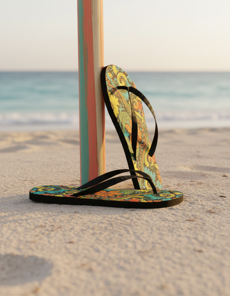 Tapestry Flip Flops flip flops