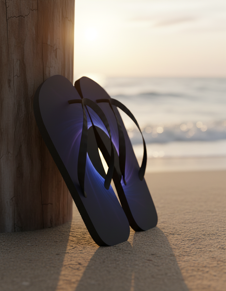 Obsidian Flip Flops flip flops