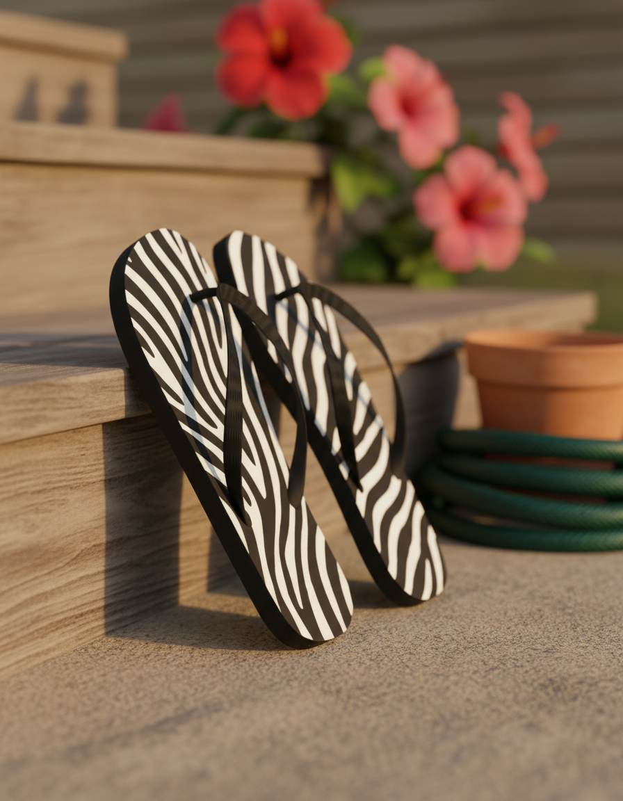 Flip Flops in Stripes