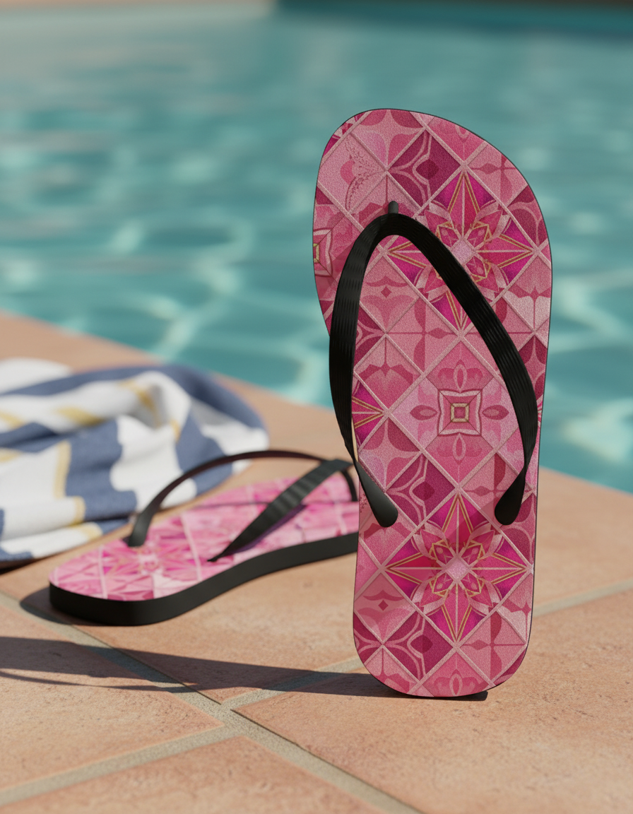 Flip Flops in Poppy