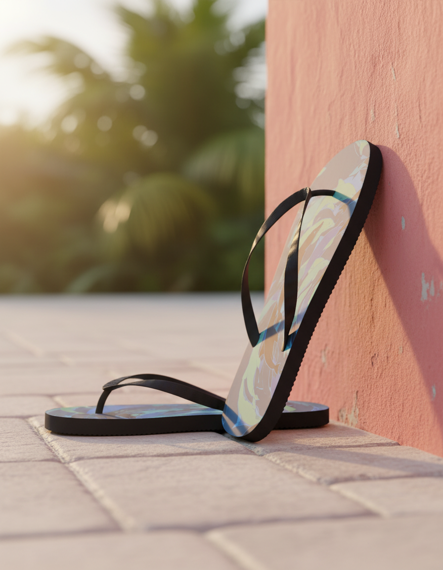 Flip Flops in Aqua