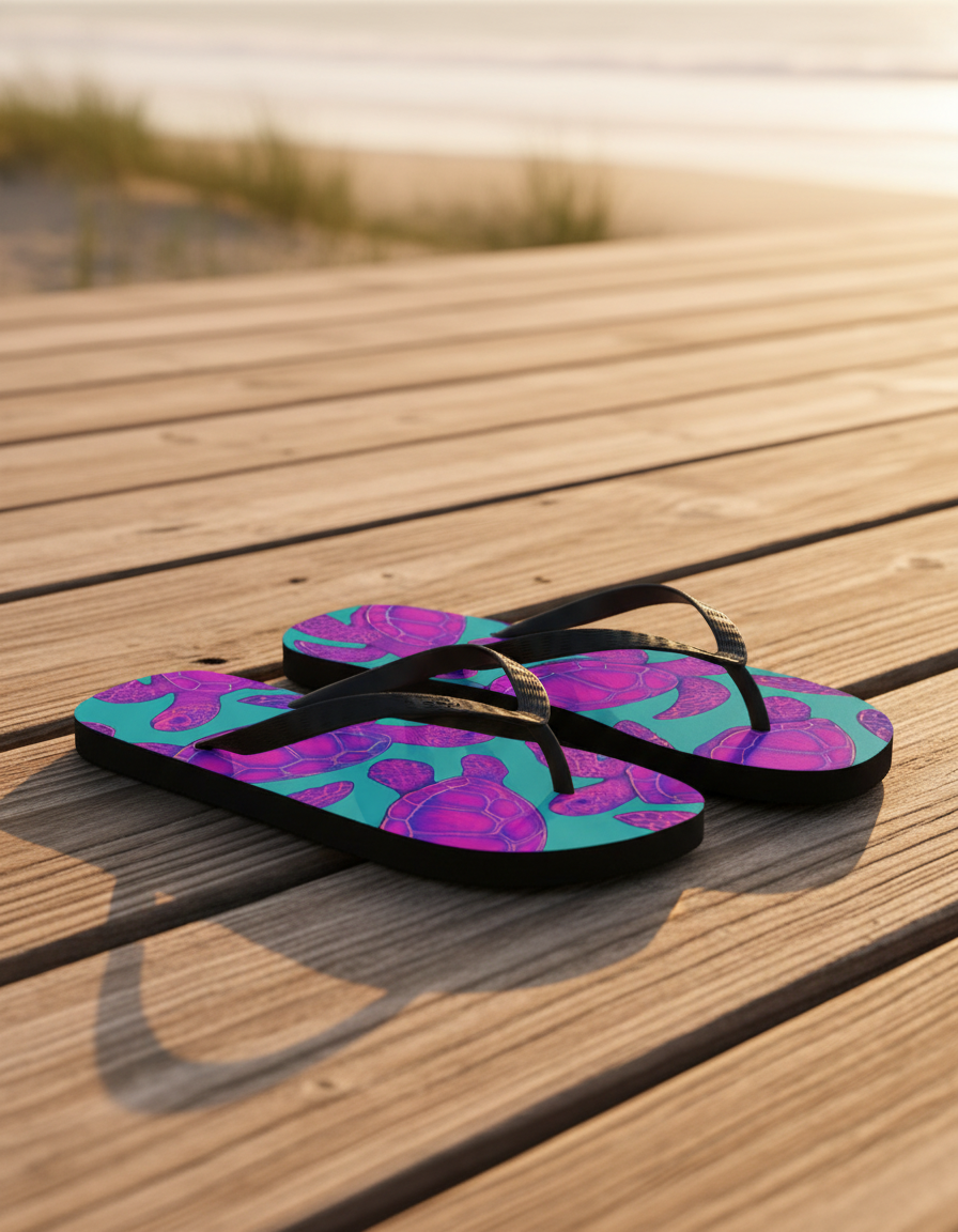 Flip Flops in Coral