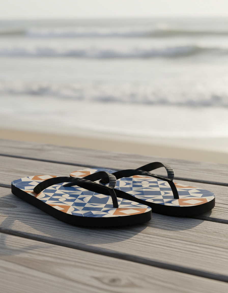 Mosaic Flip Flops flip flops