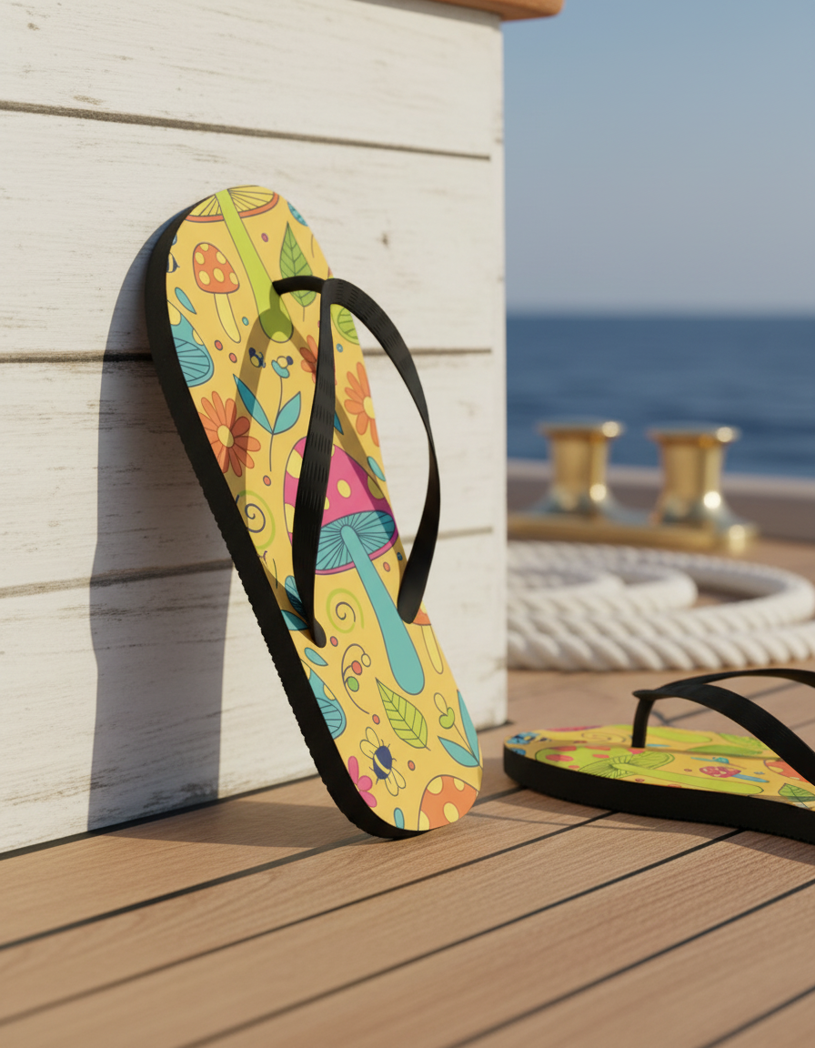 Fungi Flip Flops flip flops