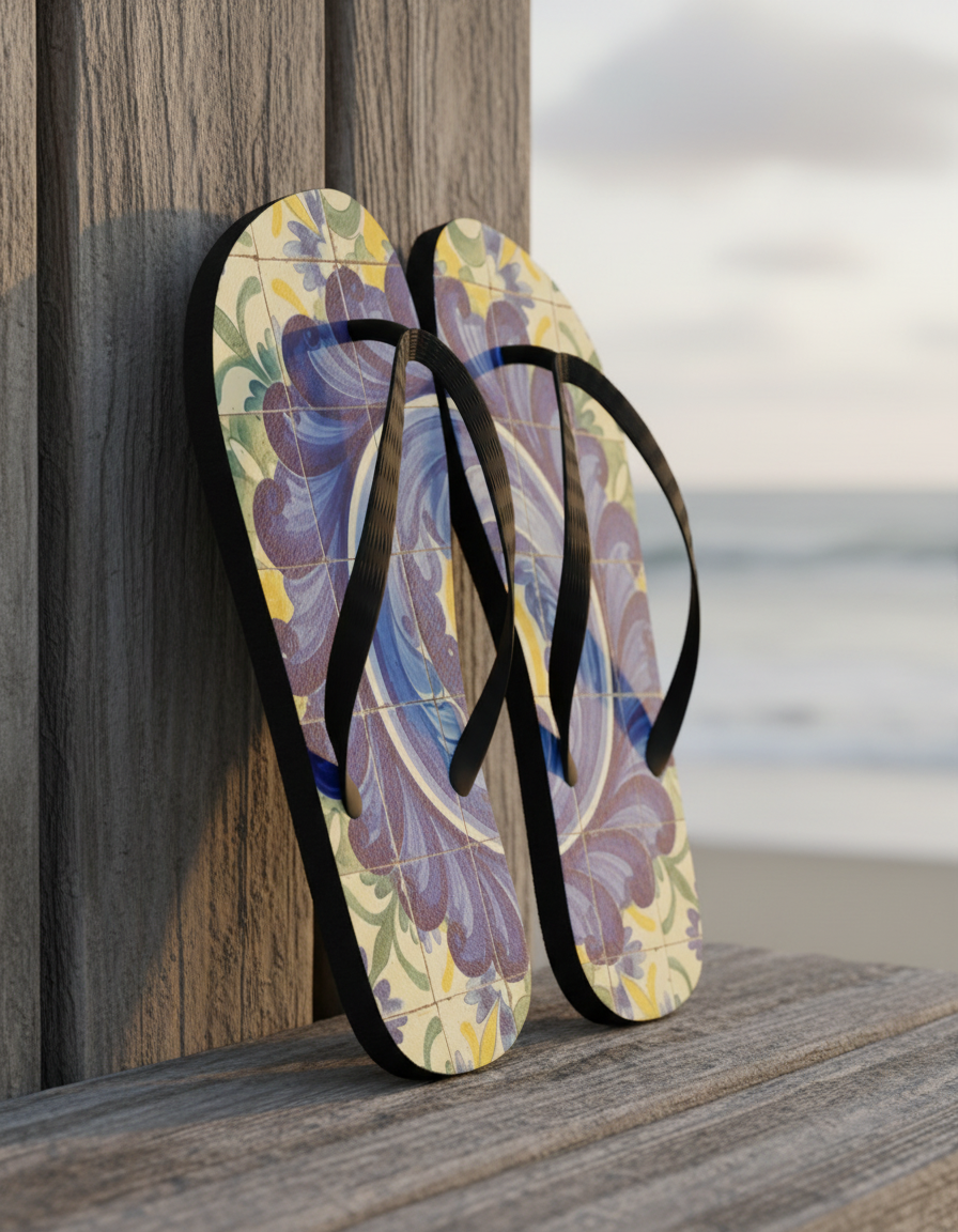 Flip Flops in Azulejo