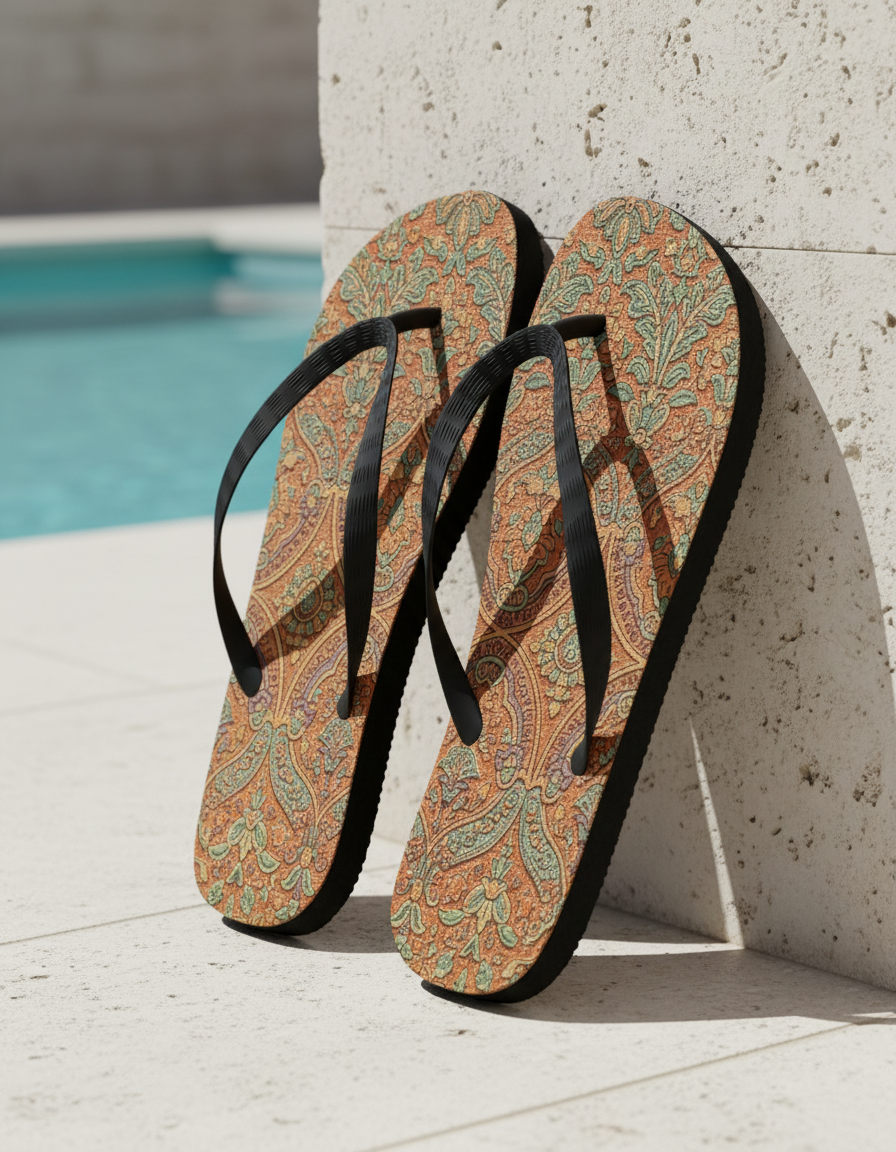 Flip Flops in Sari