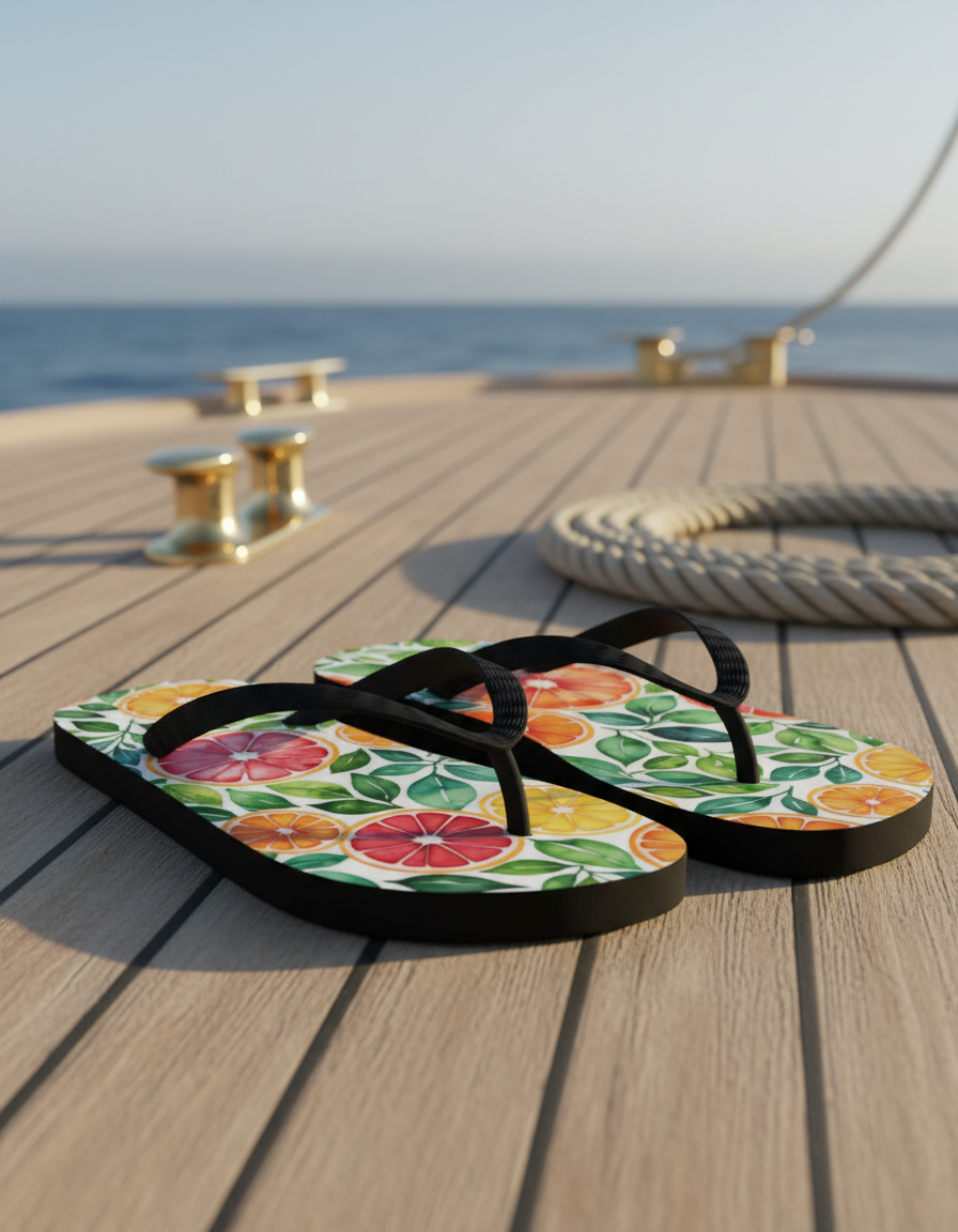 Flip Flops in Aqua