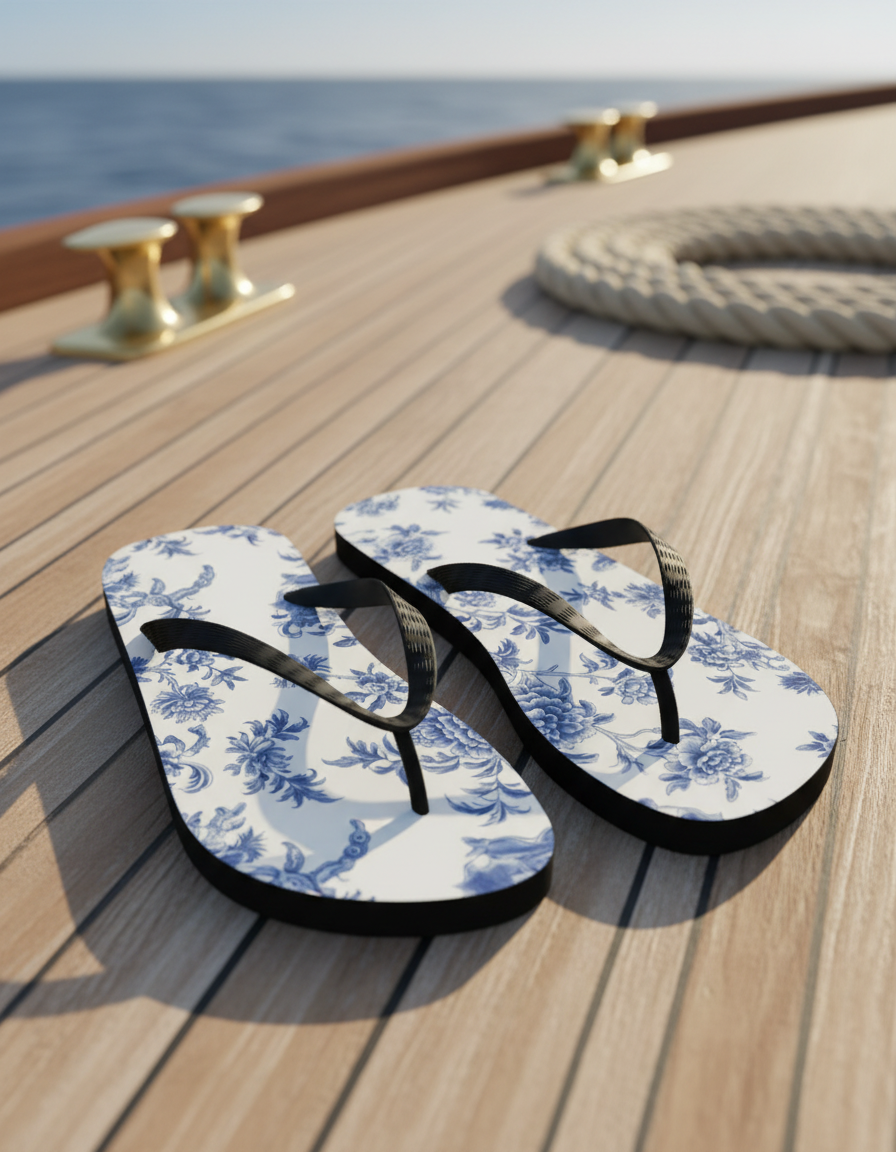 Flip Flops in Porcelain