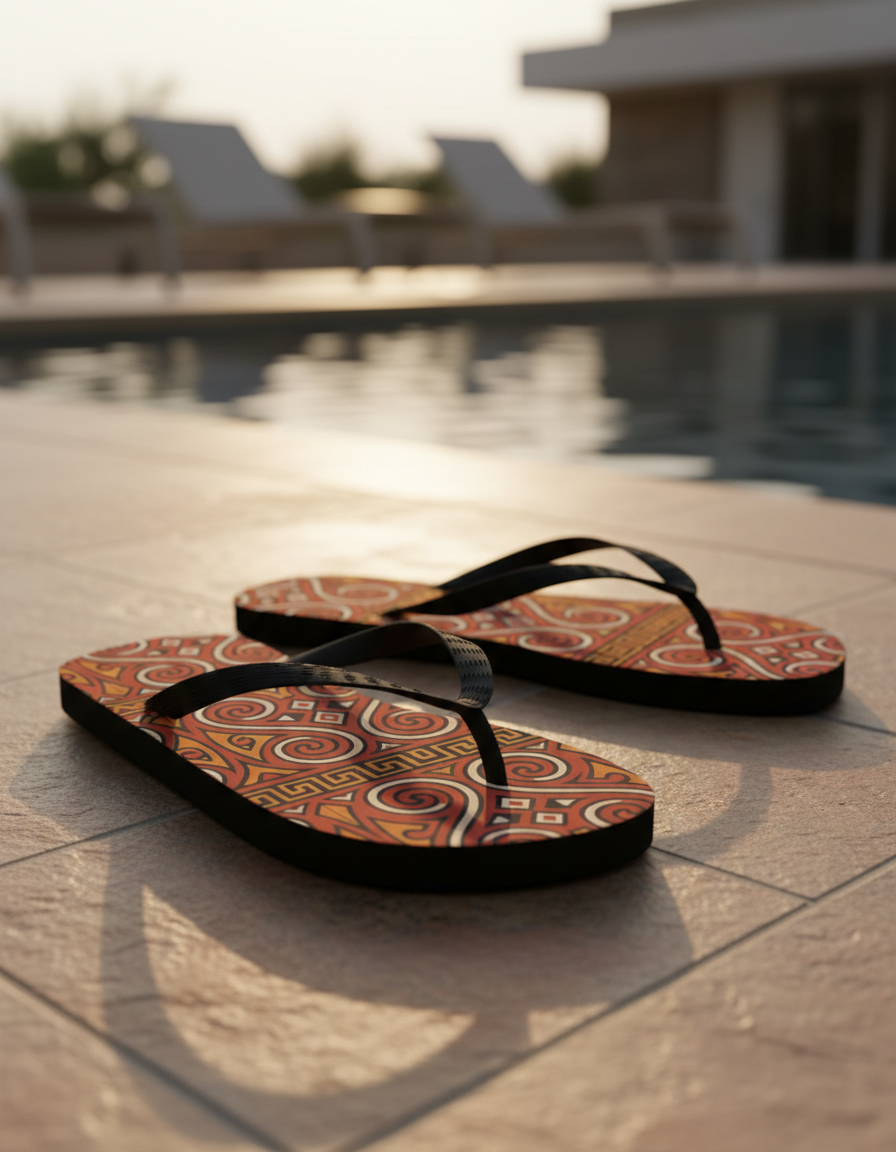 Flip Flops in Lukisan