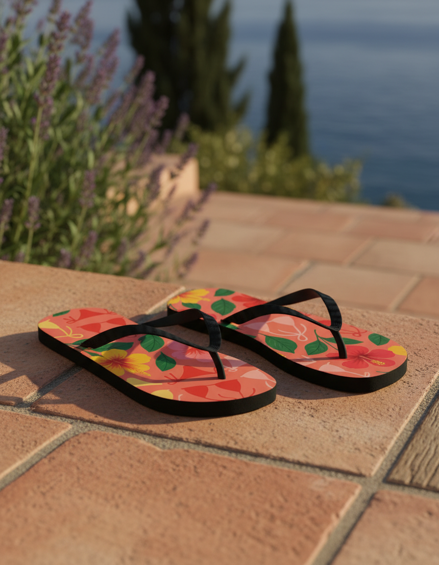 Flip Flops in Lagoon