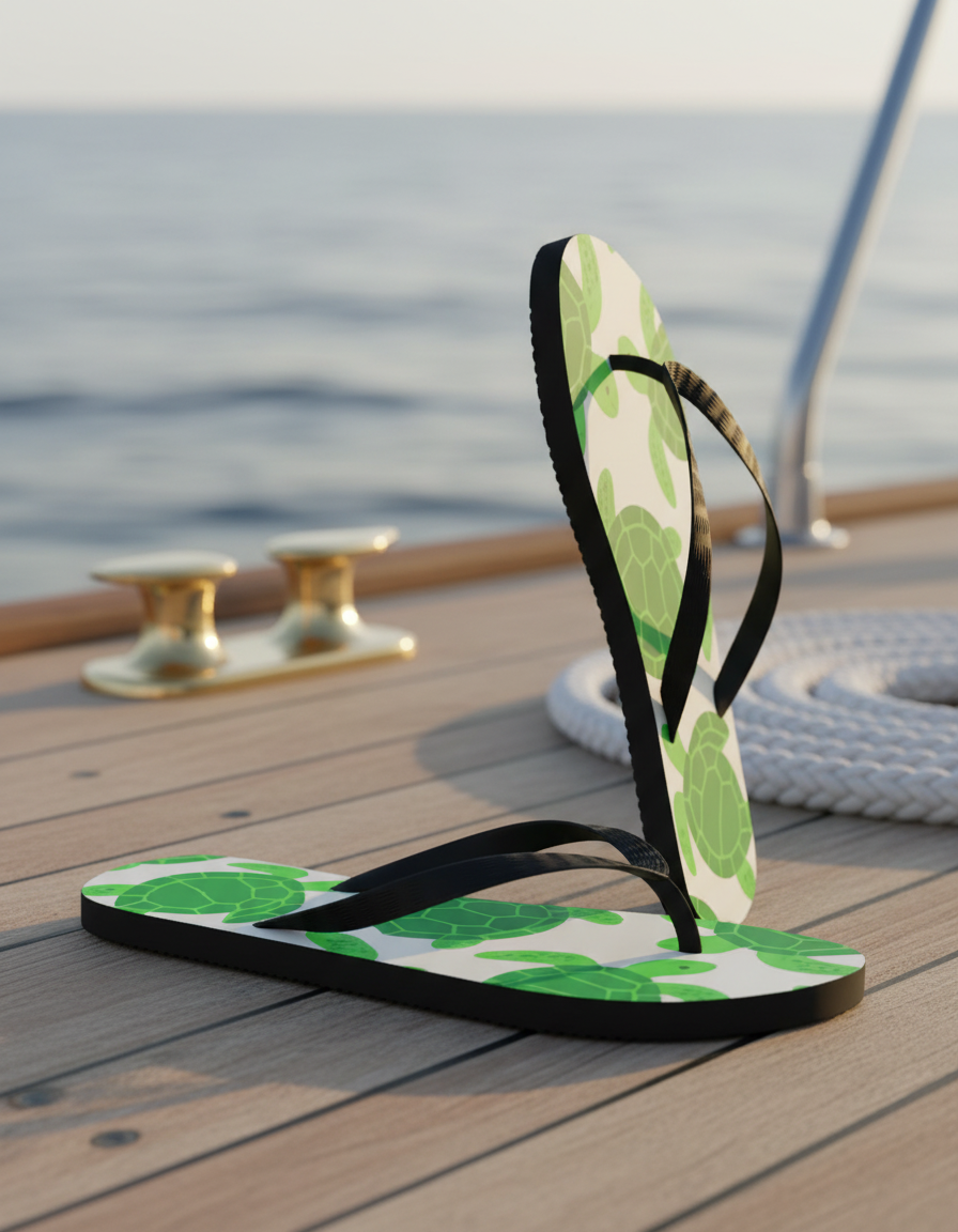 Flip Flops in Aqua