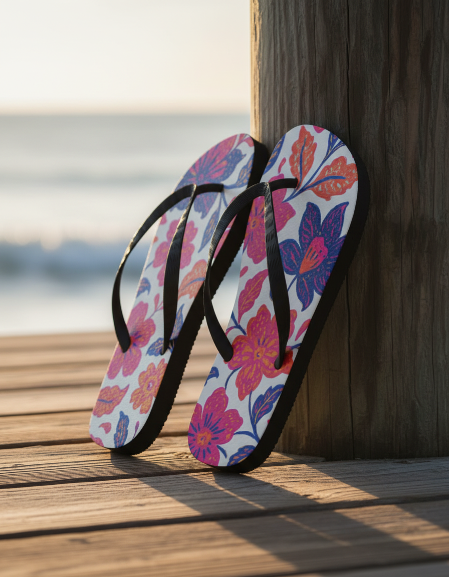 Flip Flops in Sari