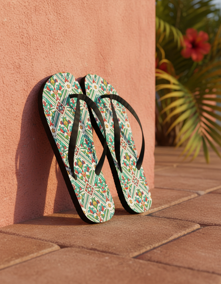 Kaleidoscope Flip Flops flip flops