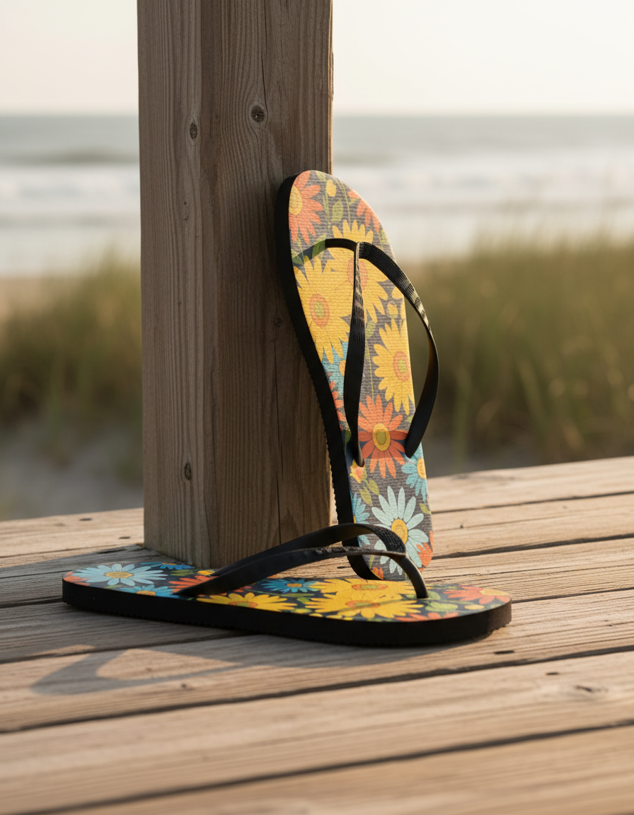 Flip Flops in Wisteria