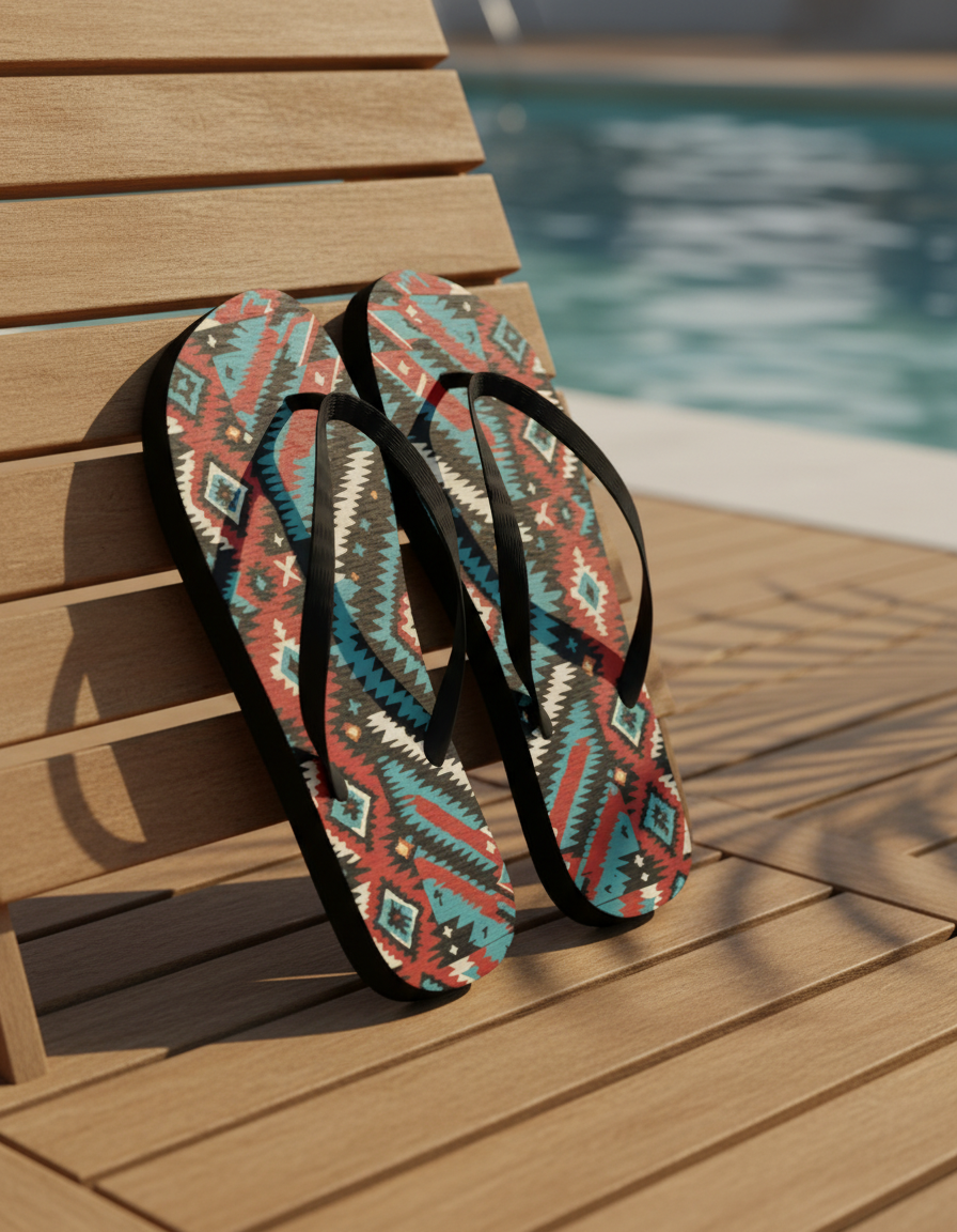 Flip Flops in Canyon