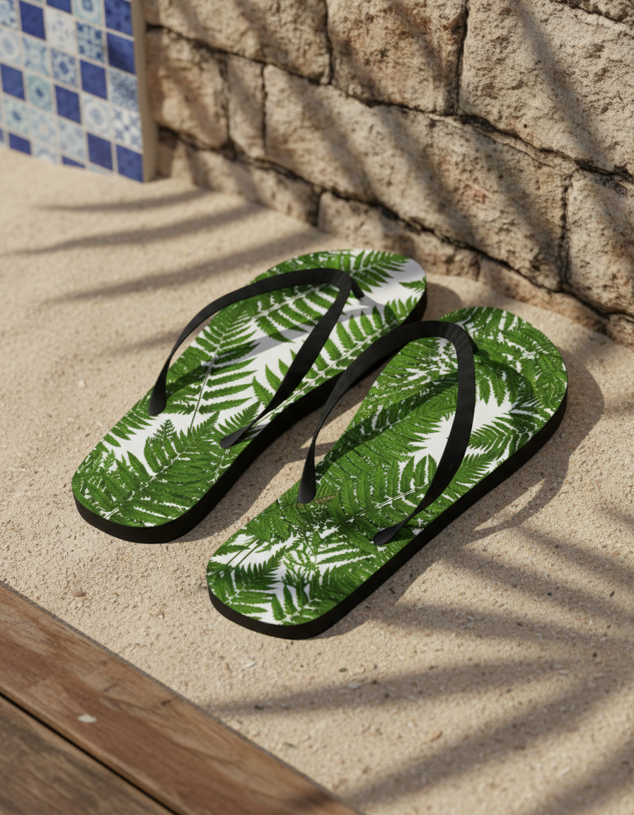 Flip Flops in Foliage