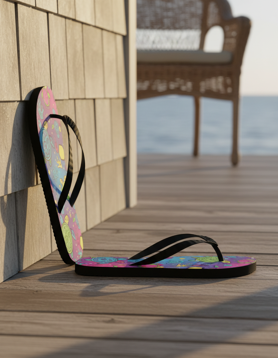 Flip Flops in Coral