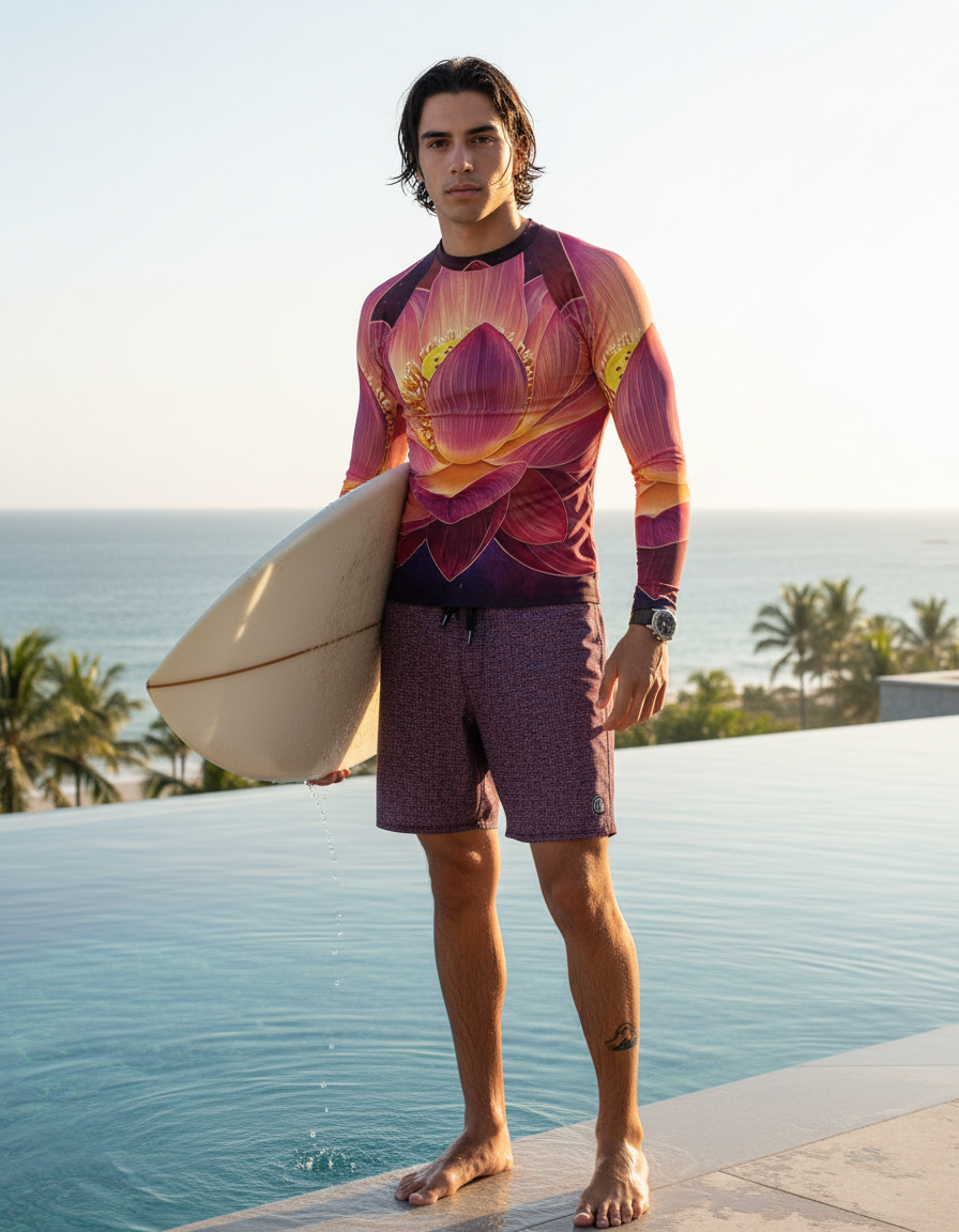 Men's Lotus rashguard