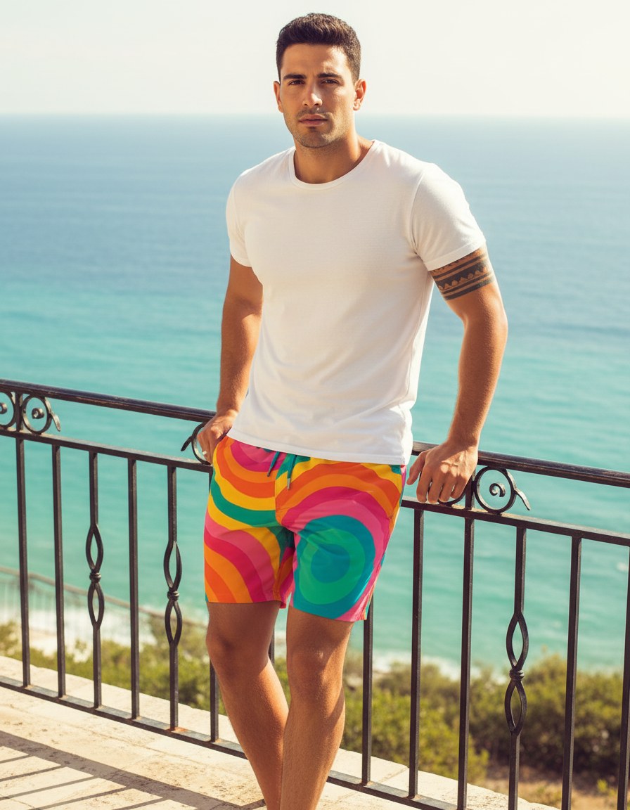 Men's Swim Trunks in Aura