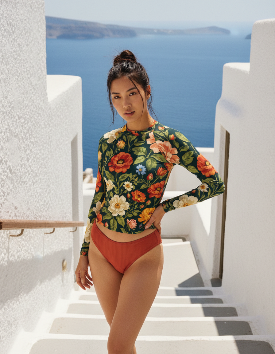 Women's Renoir Garden Palette rashguard