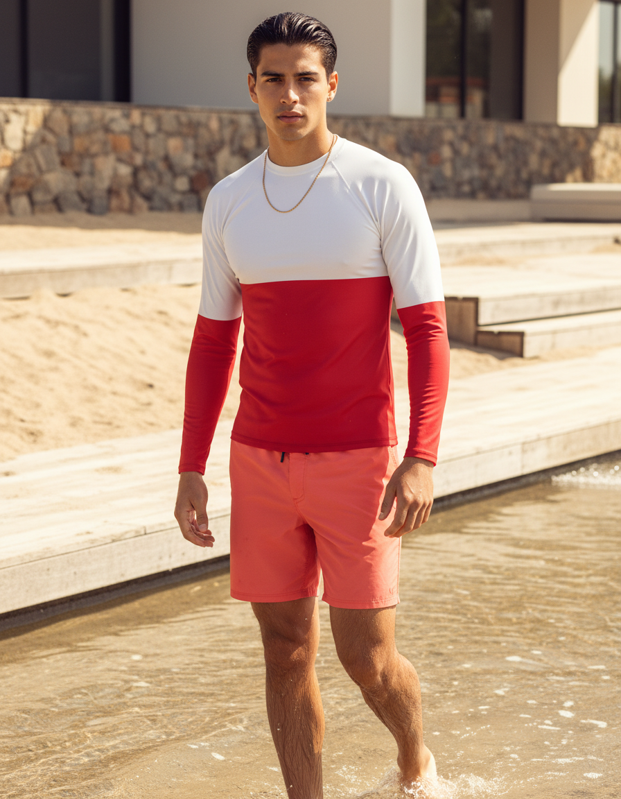 Men's Polish Flag rashguard