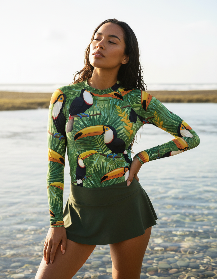 Women's Toucan rashguard