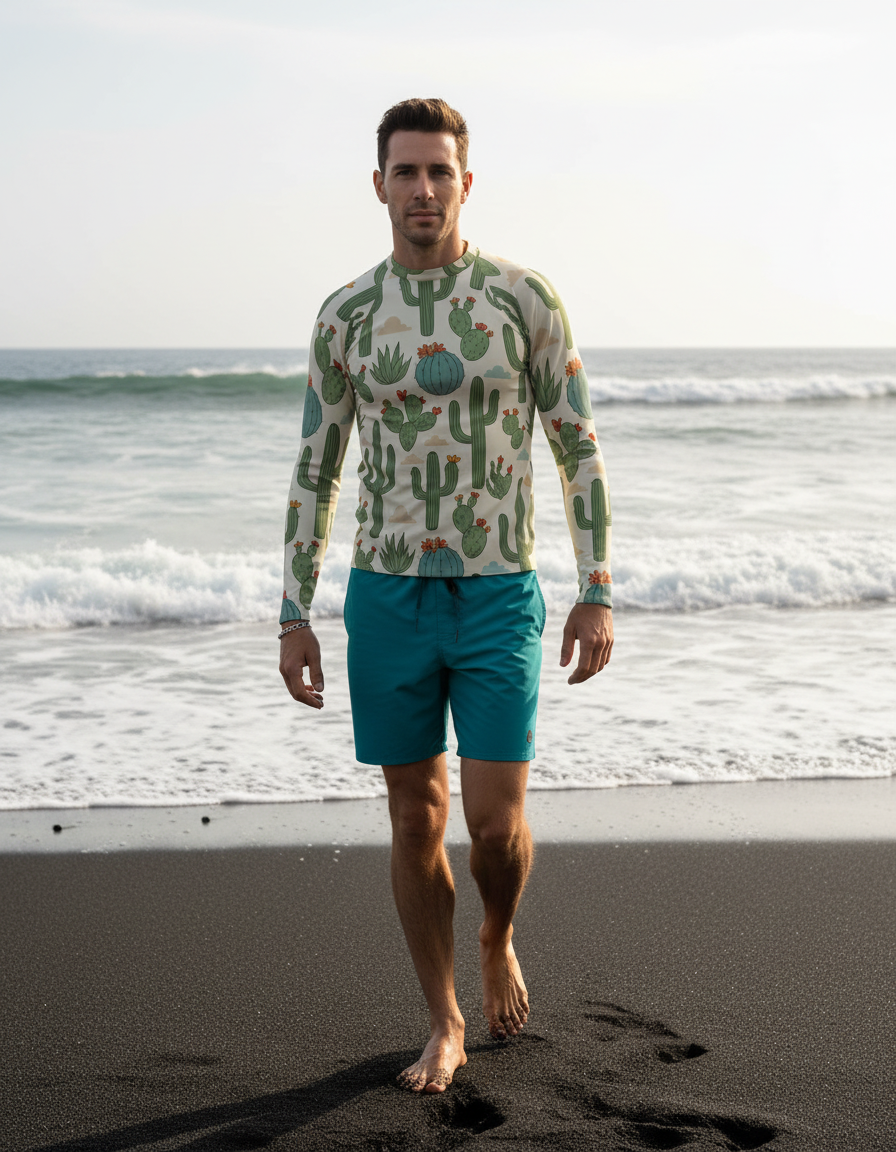 Men's Cactus rashguard
