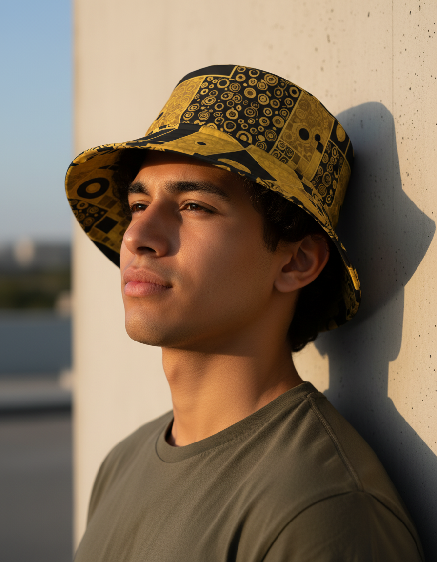 Bucket Hat in Aureate
