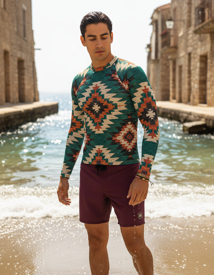 Men's Southwest Diamond rashguard