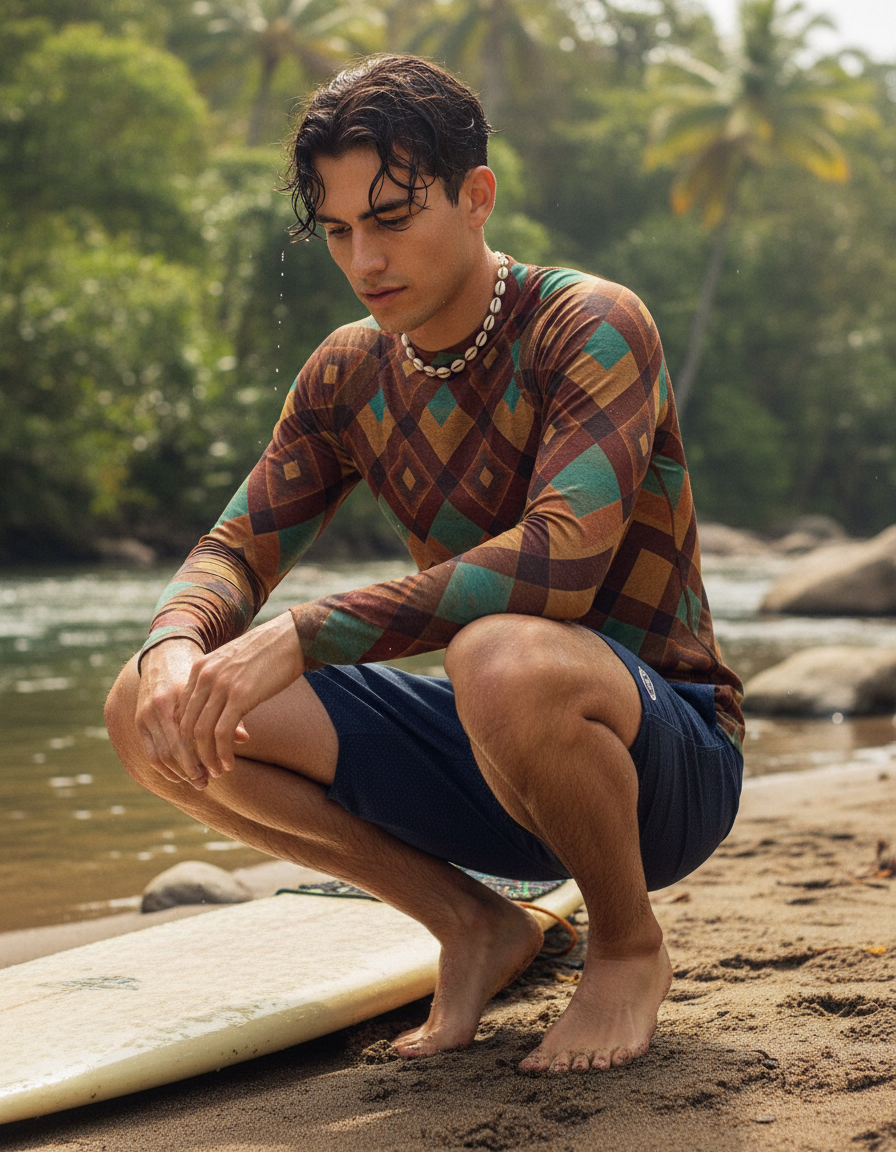 Men's Southwest Diamond rashguard