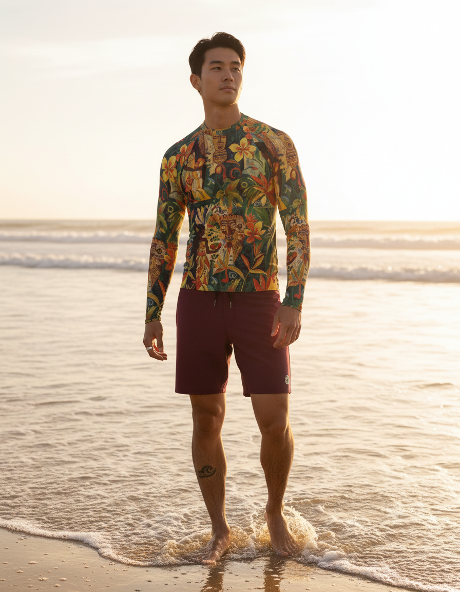 Men's Gauguin Tahiti rashguard