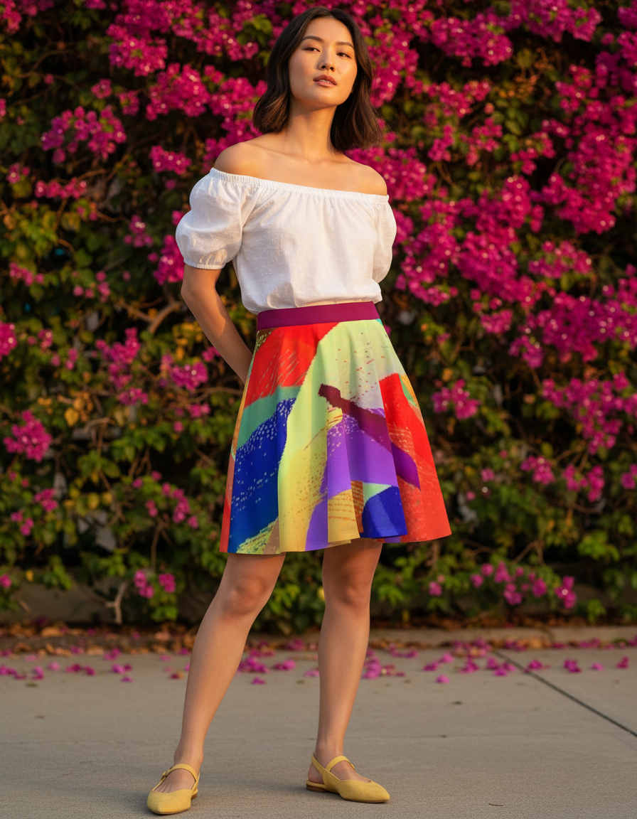 Skater Skirt in Kindle