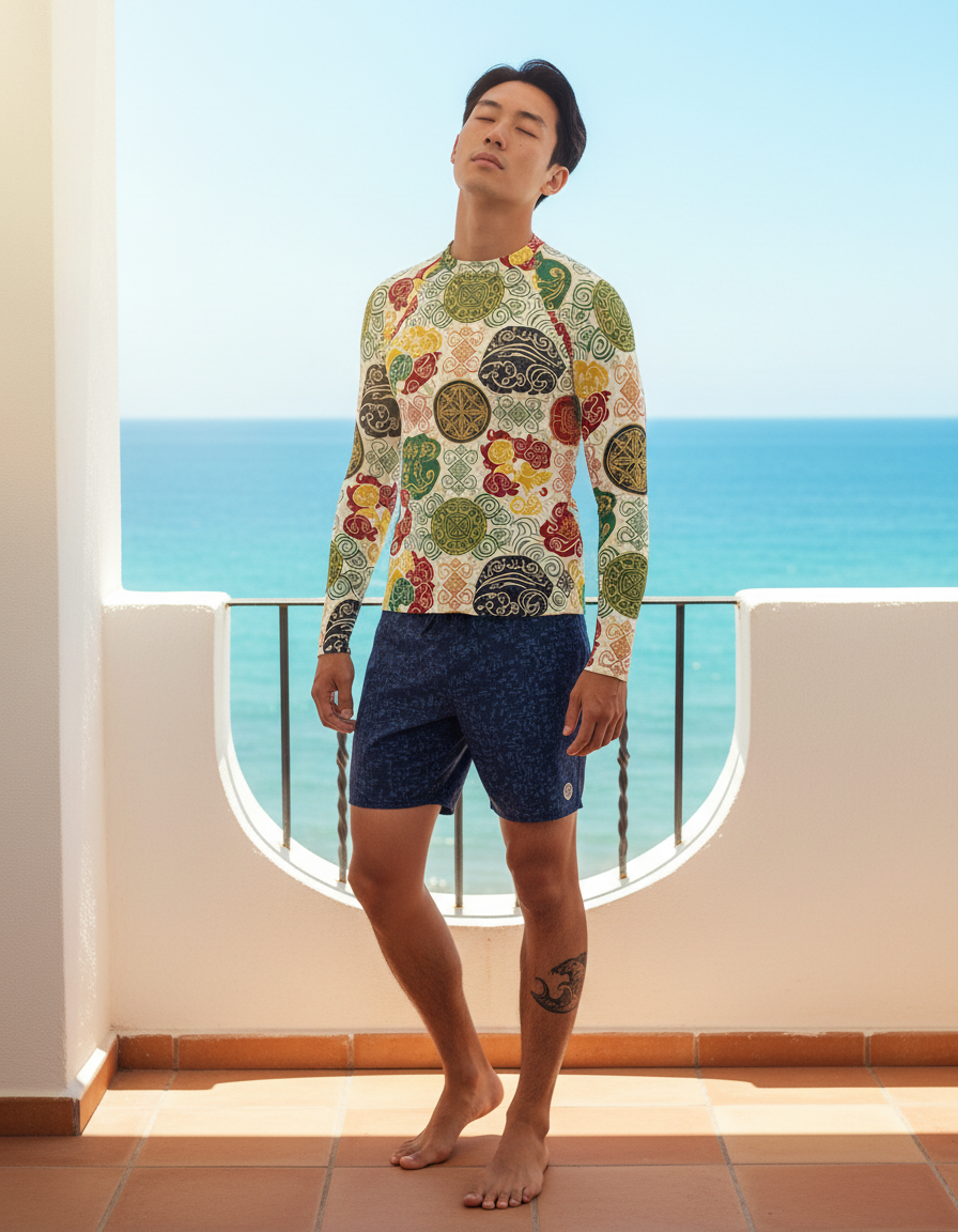 Men's Taiwanese Patterns rashguard