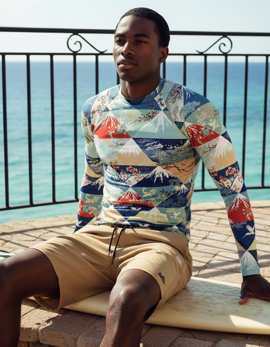 Men's Mount Fuji rashguard