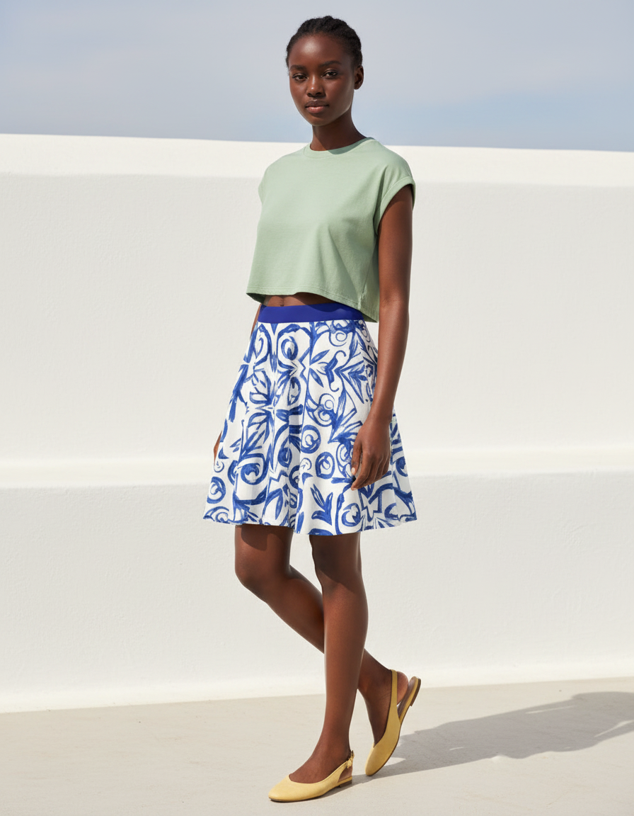 Skater Skirt in Fado