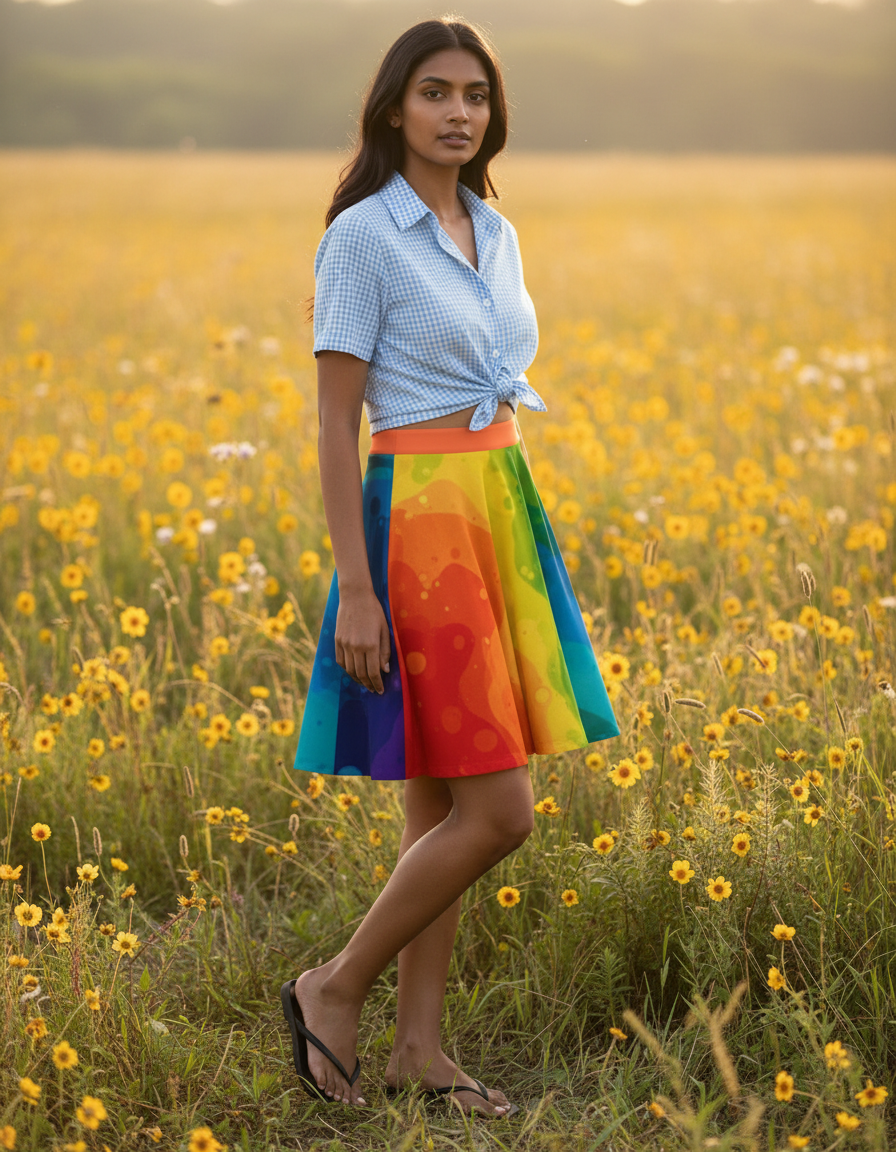 Skater Skirt in Prism