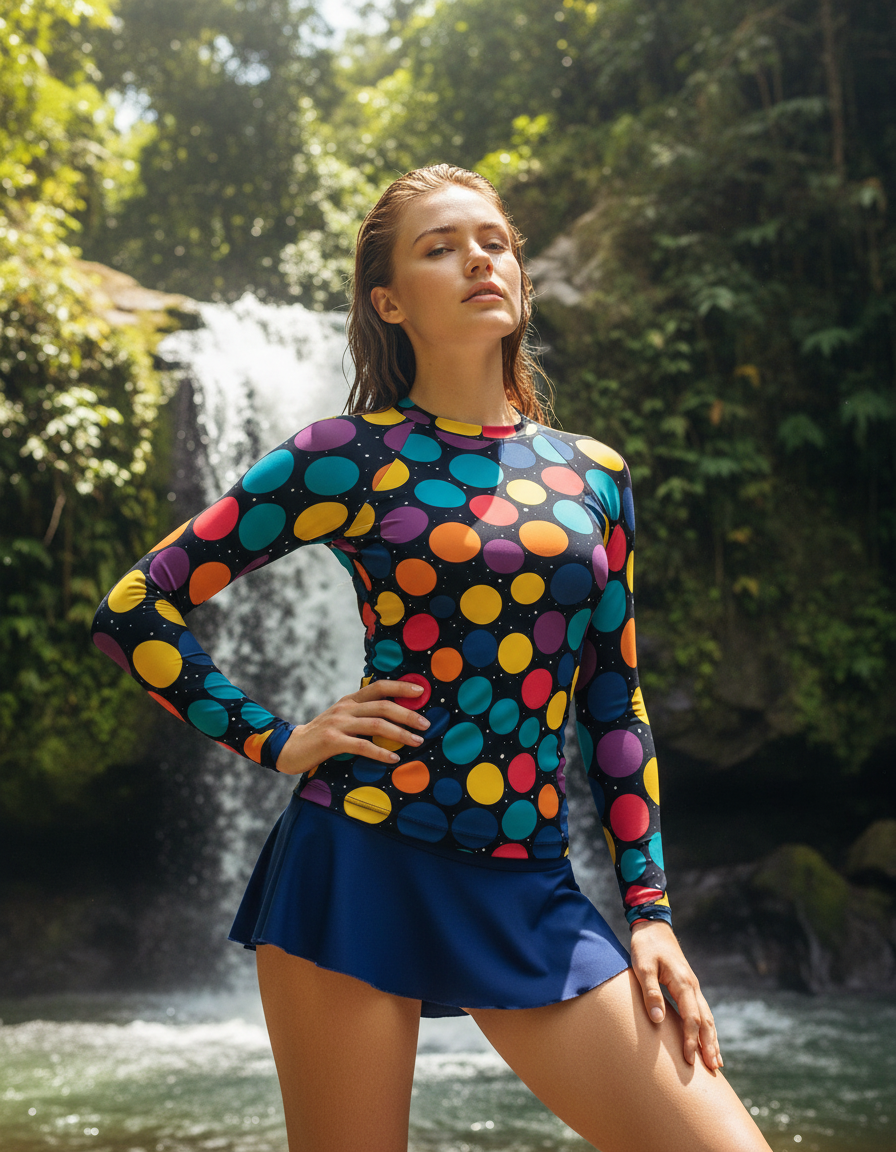 Women's YUV Color Space rashguard