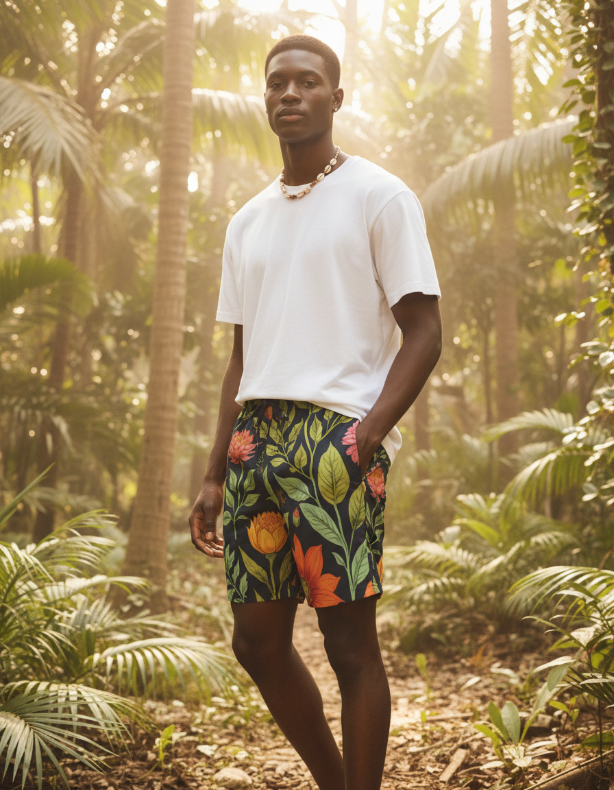 Verdant Men's Swim Trunks swim trunks