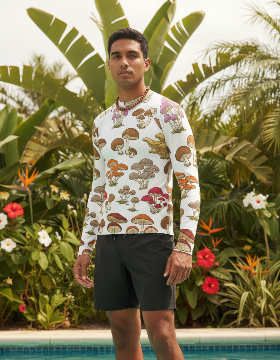 Men's Mushroom rashguard