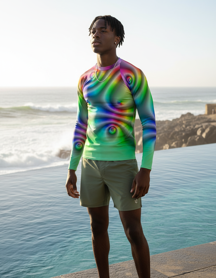 Men's YUV Color Space — Wikimedia (Color complex plot2.jpg) rashguard