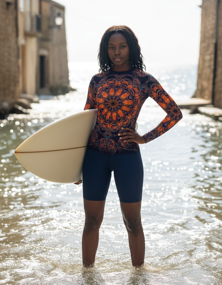 Women's Boho Mandala rashguard