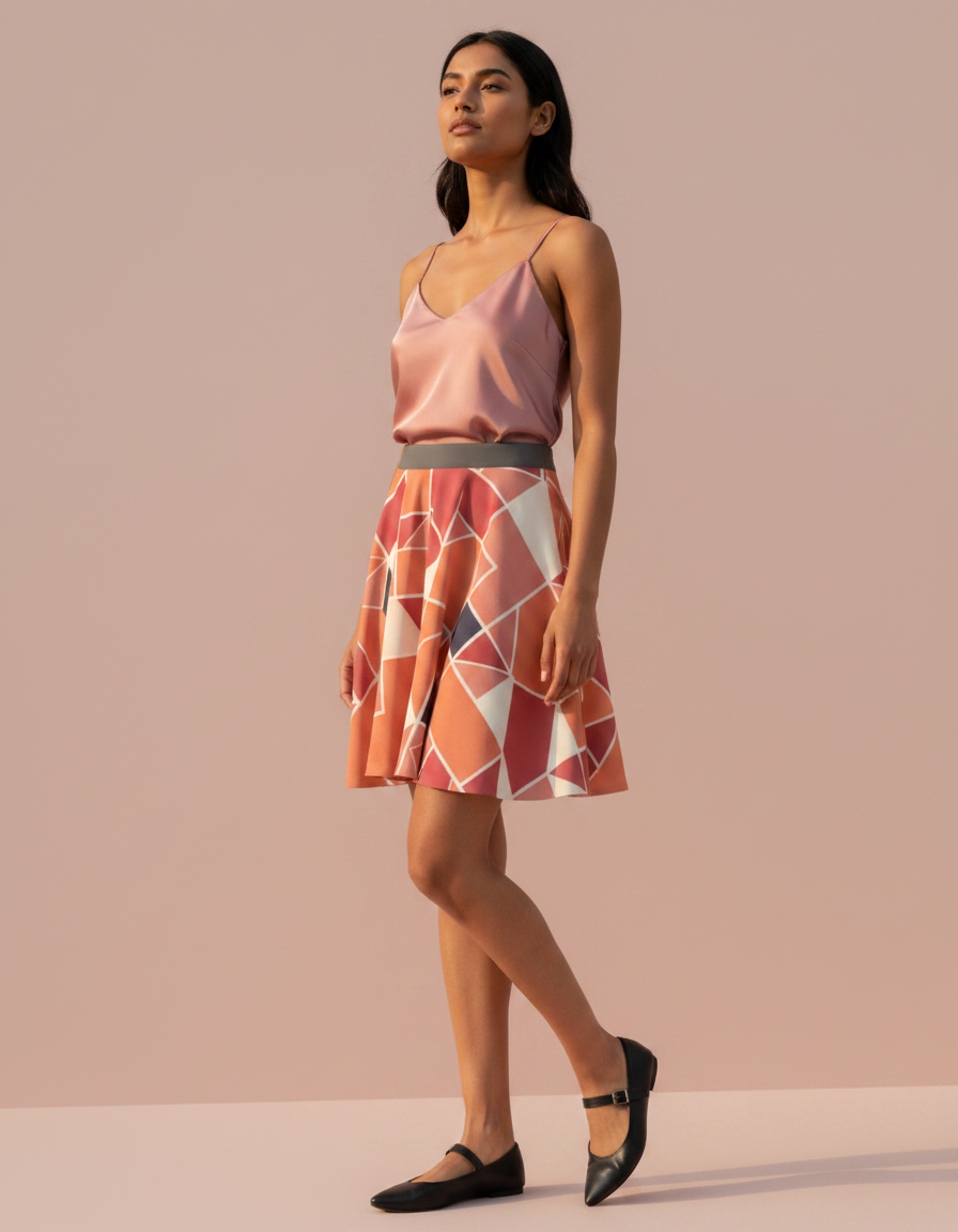 Skater Skirt in Kaleidoscope