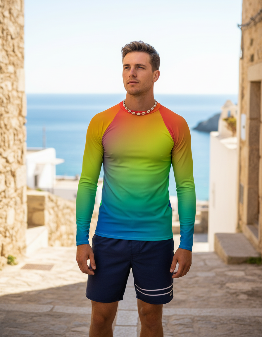 Men's YUV Color Space rashguard