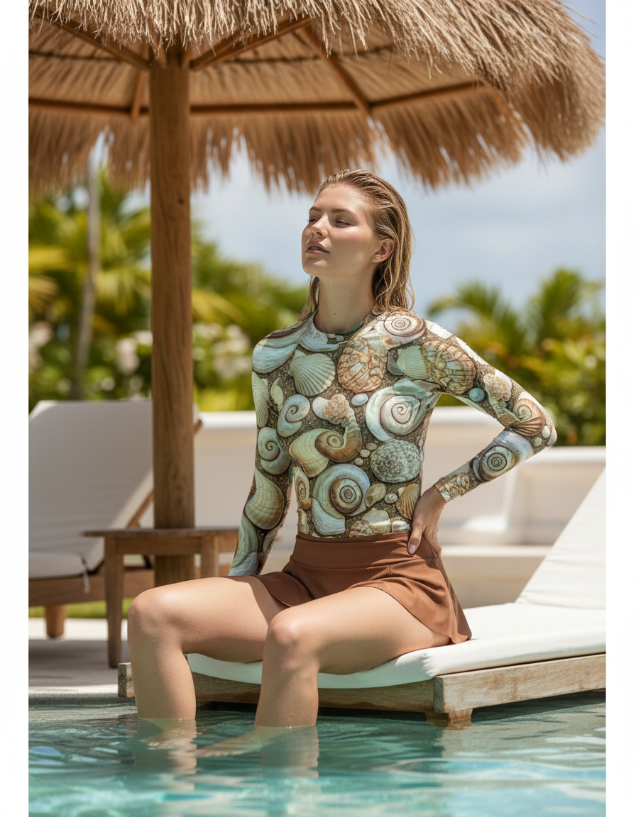 Women's Seashell rashguard