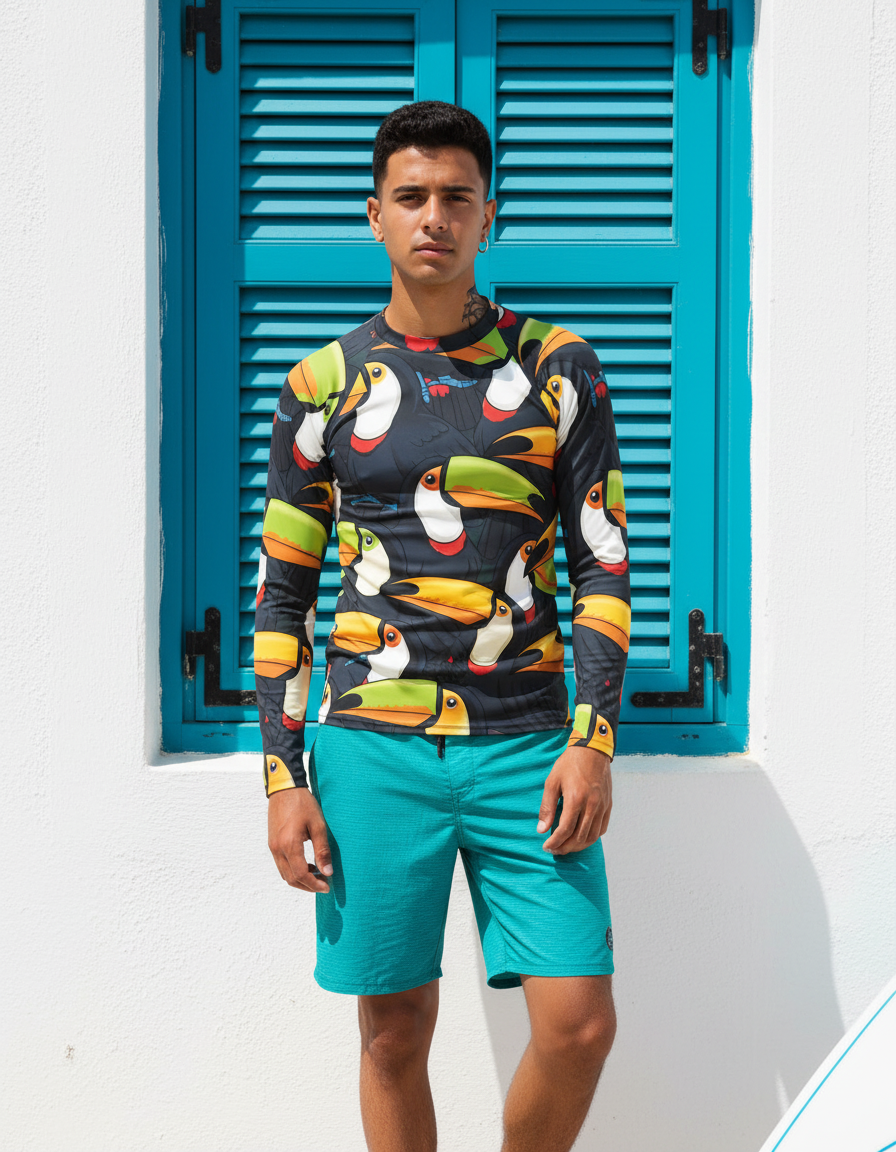 Men's Toucan rashguard