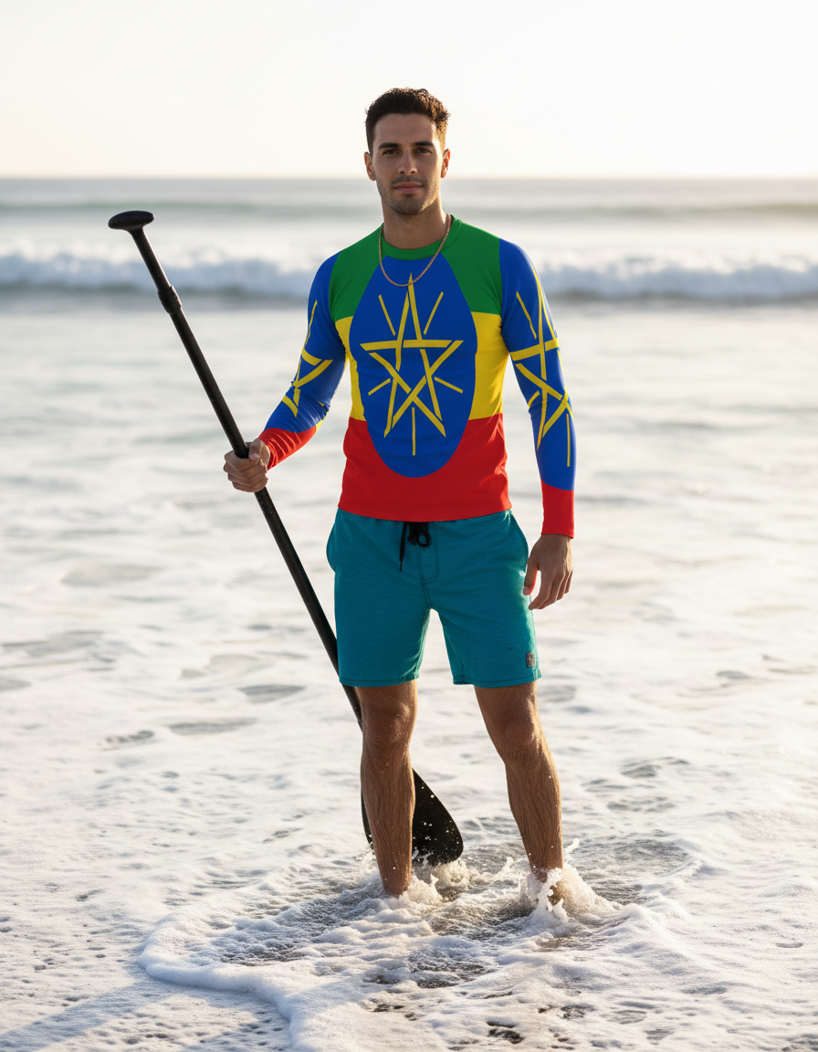 Men's Ethiopian Flag rashguard