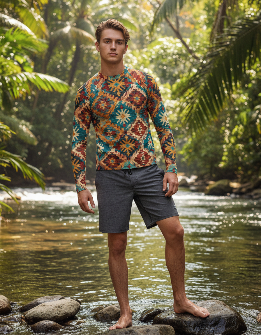Men's Southwest Diamond rashguard