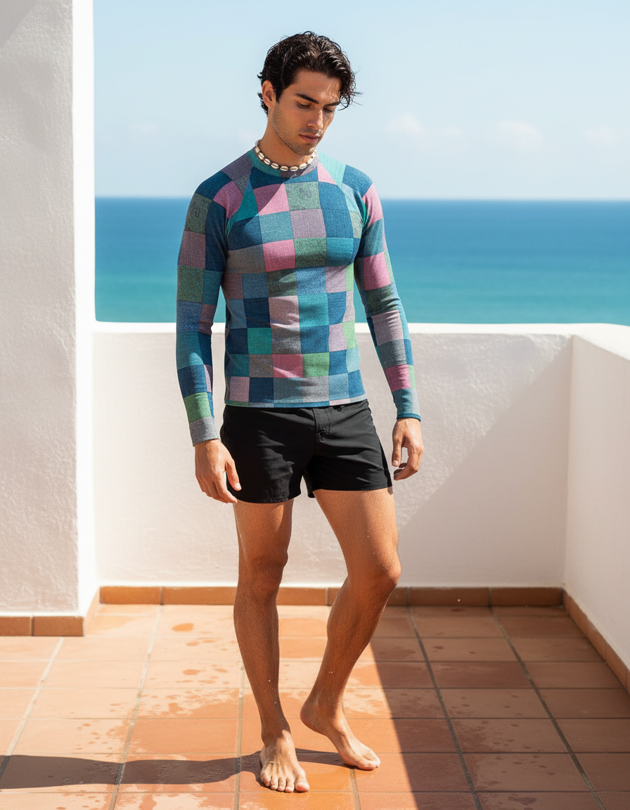 Men's Korean Bojagi rashguard